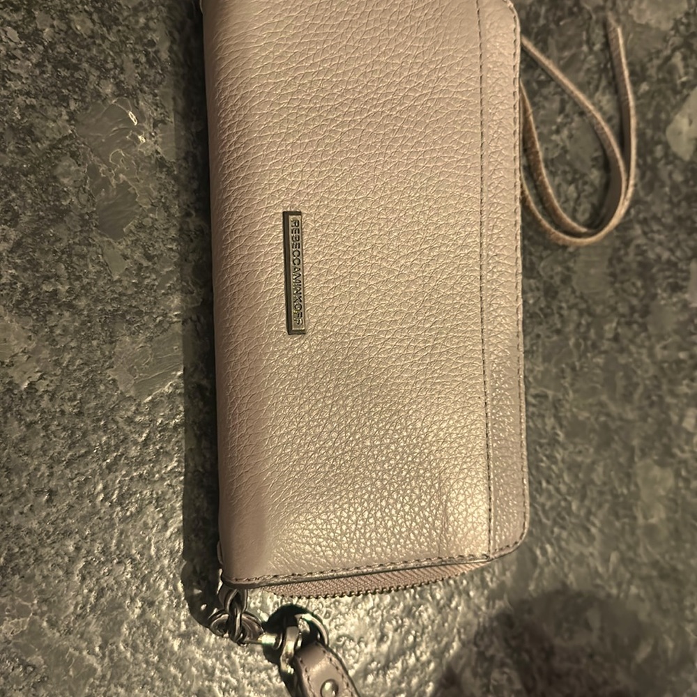 Rebecca Minkoff Grey wristlet wallet. New condition